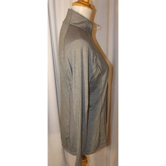 NEW PUMA Women's LARGE Rotation 1/4 Zip Pullover Heather Gray - Picture 3 of 5
